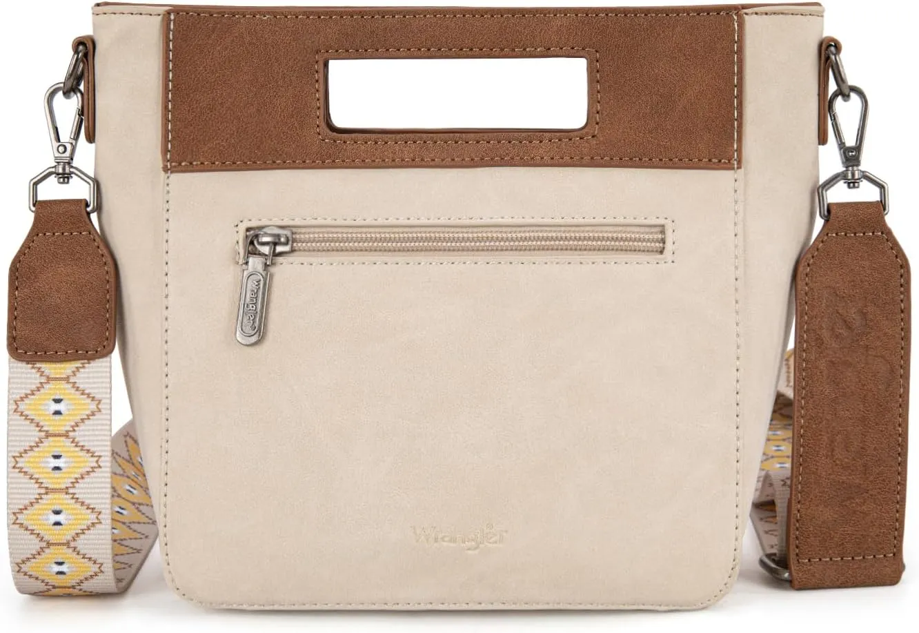 Montana West x Wrangler Small Aztec Satchel Handbags for Women with Crossbody Strap