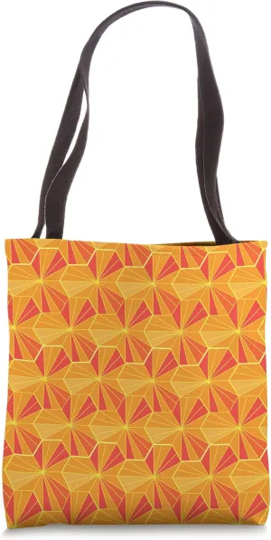 Moroccan Tile Inspired (13) Orange, Yellow - Habitat Merch Tote Bag