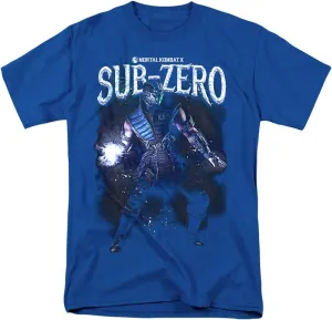 Mortal Kombat X Sub-Zero Unisex Adult T Shirt for Men and Women