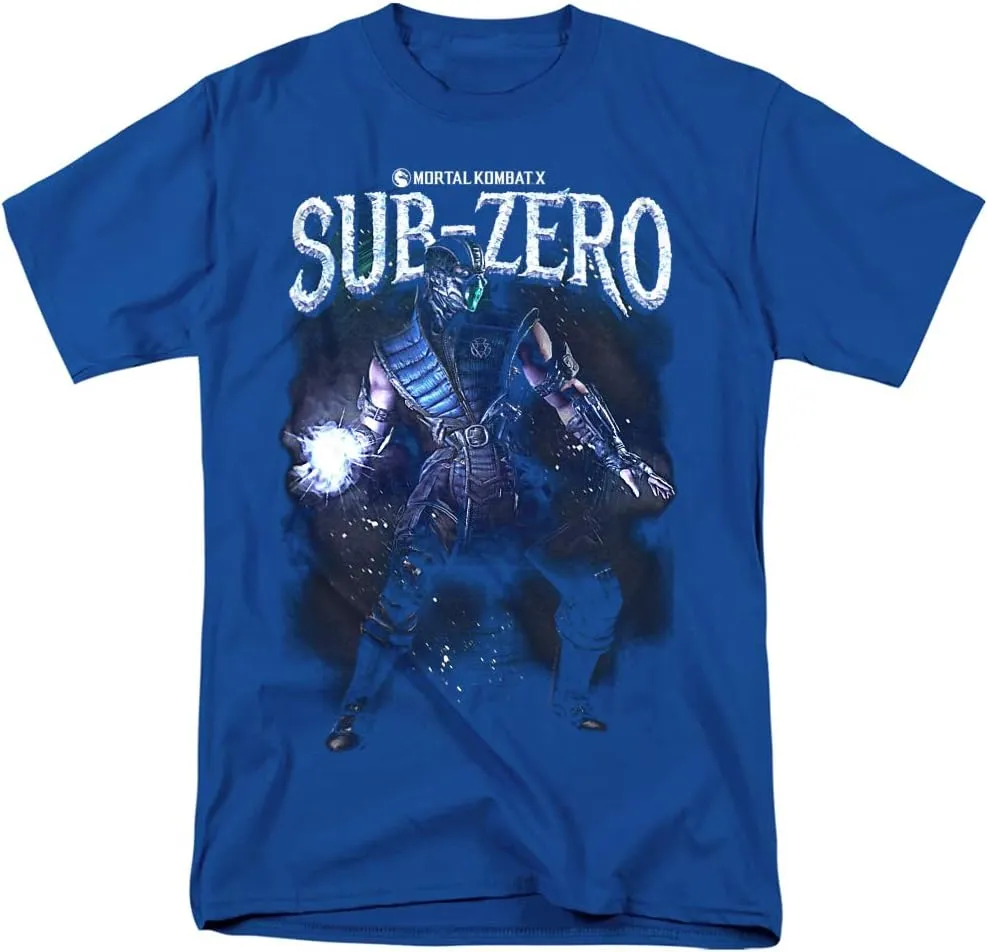 Mortal Kombat X Sub-Zero Unisex Adult T Shirt for Men and Women