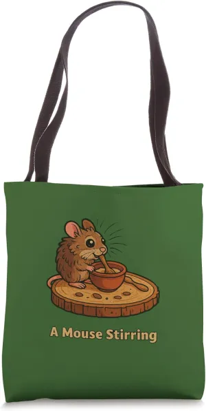 Mouse Stirring Hamlet First Scene Quotation Shakespeare Play Tote Bag