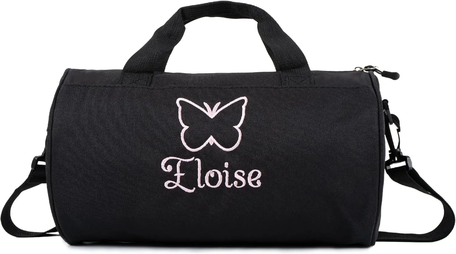MT WORLD Girls Overnight Duffle Bag Personalized Toddler Dance Bag with Name Waterproof Monogram Butterfly Ballet Bag for Child's Gift