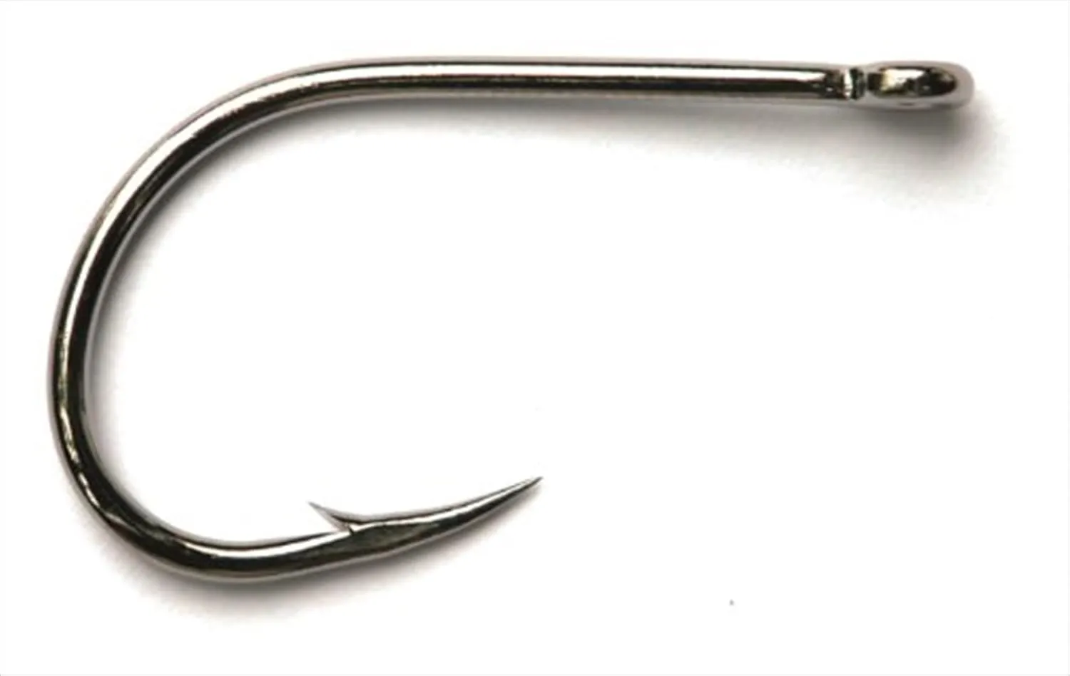 Mustad Big Gun Bait Hook 10829NP, Long Shank Fishing Hooks, UltraPoint Kirbed Point Tip, Ideal for Saltwater or Freshwater Fishing, Original Design Big Fishing Hooks, Black Nickel Finish