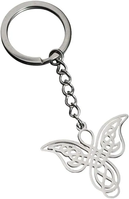 New 2026 Arrive Guardian Angel Memories Keychain Charms Pendant For Hers Keyrings Handbags Stainless Steel Supplies Romantic Gifts Jewelry Fashion Trendy Accessories Creative Gift Women And Men