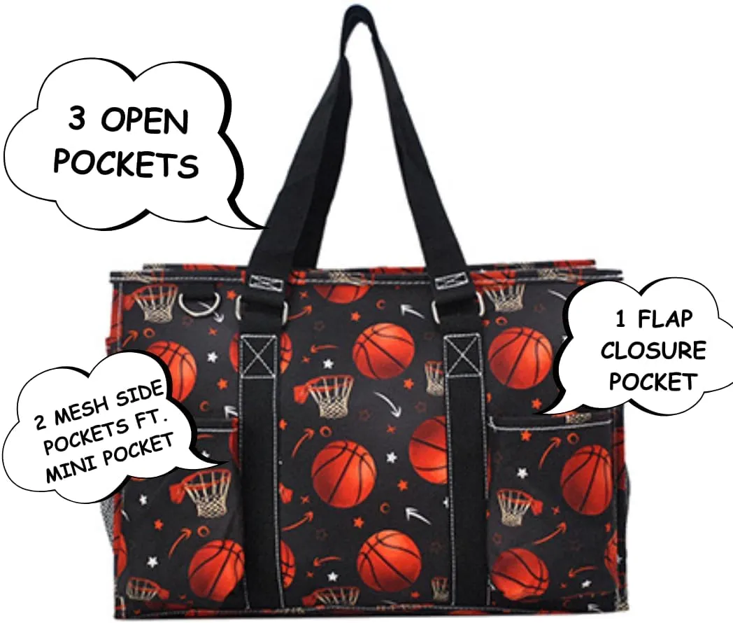 NGIL Utility Water Resistant Tote Bag, Top Zipper Closure, Perfect Gifts for Working Women, Nurses, Gym bag