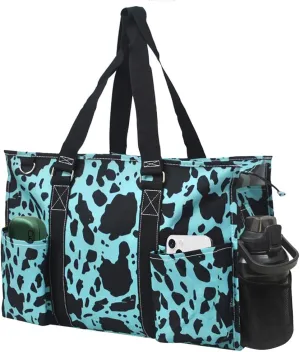 NGIL Zip-Top Tote Bag with Exterior Pockets for Working Women, Teachers, Nurses, and Moms, Design in USA
