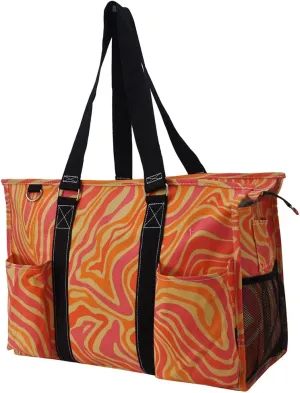 NGIL Zip-Top Tote Bag with Exterior Pockets for Working Women, Teachers, Nurses, and Moms, Design in USA