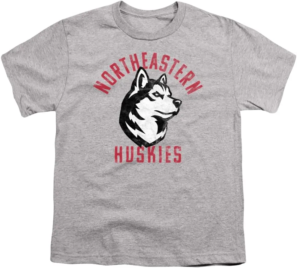 Northeastern University Official Huskies Logo Youth Kids Boy/Girls T Shirt