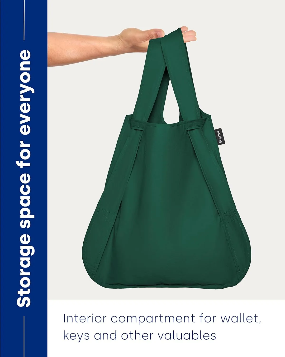 Notabag Single, Olive, Pink