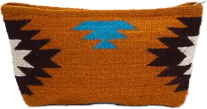 NOVICA Artisan Handmade Zapotec Wool Clutch Handbag Sunrise from Mexico Handbags Orange Clutches Patterned Geometric Woven ' Autumn Sunrise'