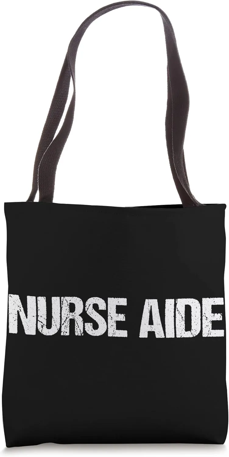 Nurse Aide Simple Title Tote Bag