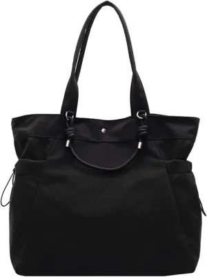 Nylon Hobo Bag Plain Casual Shoulder Bag Laptop Bag Tote Bag Stachel Bag Travel Daypacks