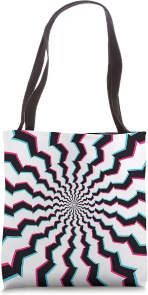 Optical Illusion. Chromatic Aberration Tote Bag