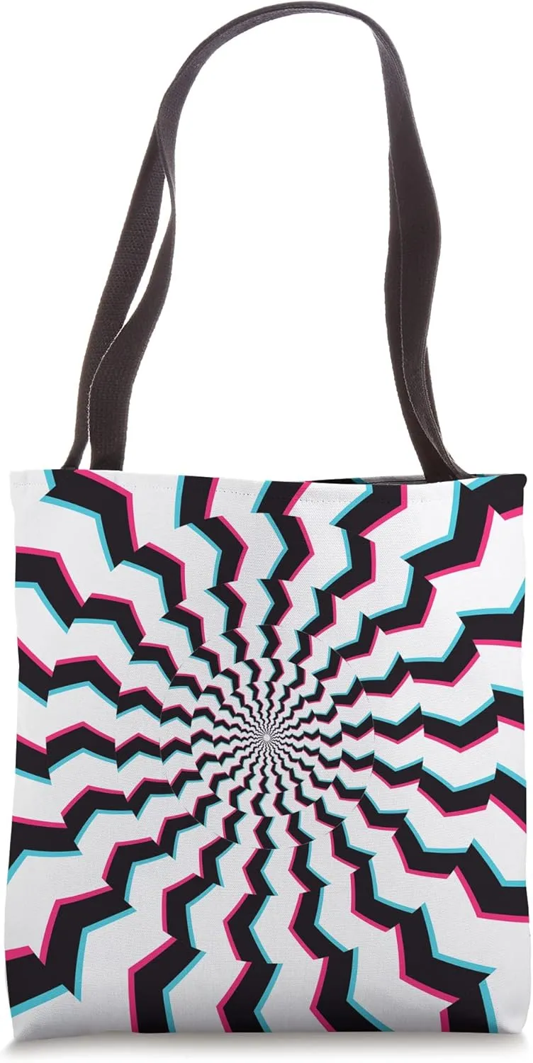 Optical Illusion. Chromatic Aberration Tote Bag