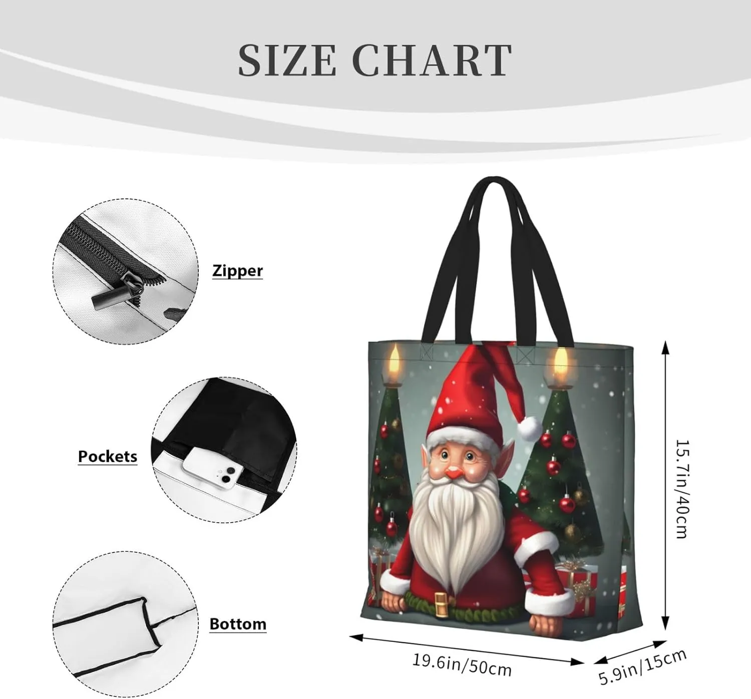 Orca Killer Whale Print Fashion Tote Bag,Travel Handbag For Women, Hobo Bags, Work Shoulder Bags Crossbody Bag