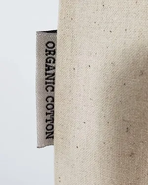 Organic Cotton Canvas Tote Bags - 12 Pack Natural Eco Friendly Reusable Bags