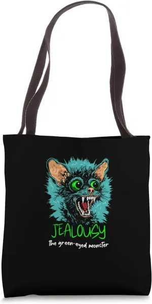 Othello Jealousy Green Eyed Monster Shakespeare Quotation Tote Bag
