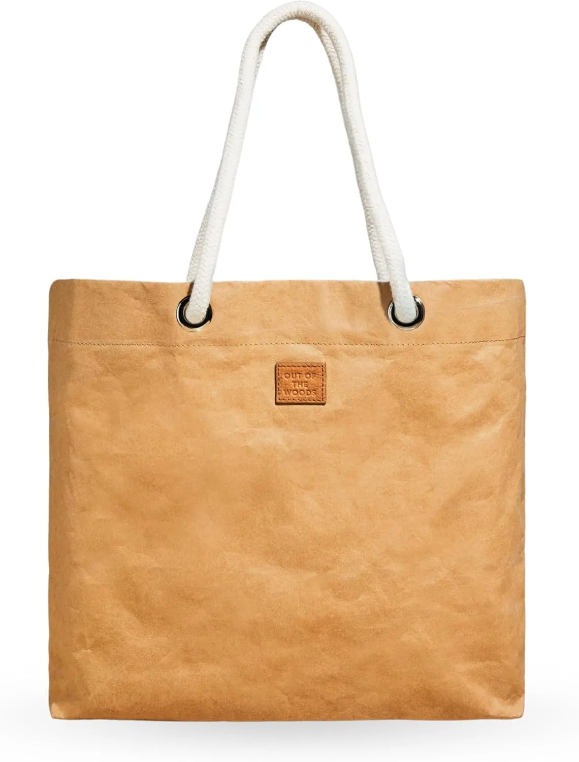 Out of the Woods Pure Cord Shopper, Reusable and Eco-Friendly, Brown