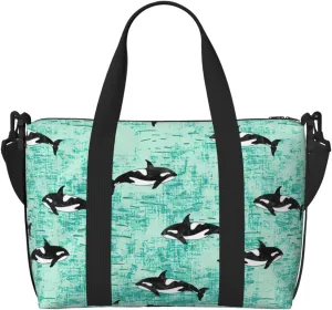 Pacific Ocean biological print Crossbody Travel Bags Fashion Travel Bags Items Travel Bags Tote Bags