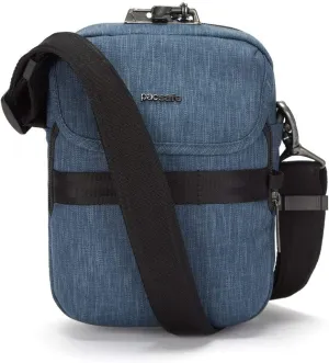 PacSafe Men's Metrosafe X Anti Theft Compact Crossbody-Fits 7" Tablet, Dark Denim