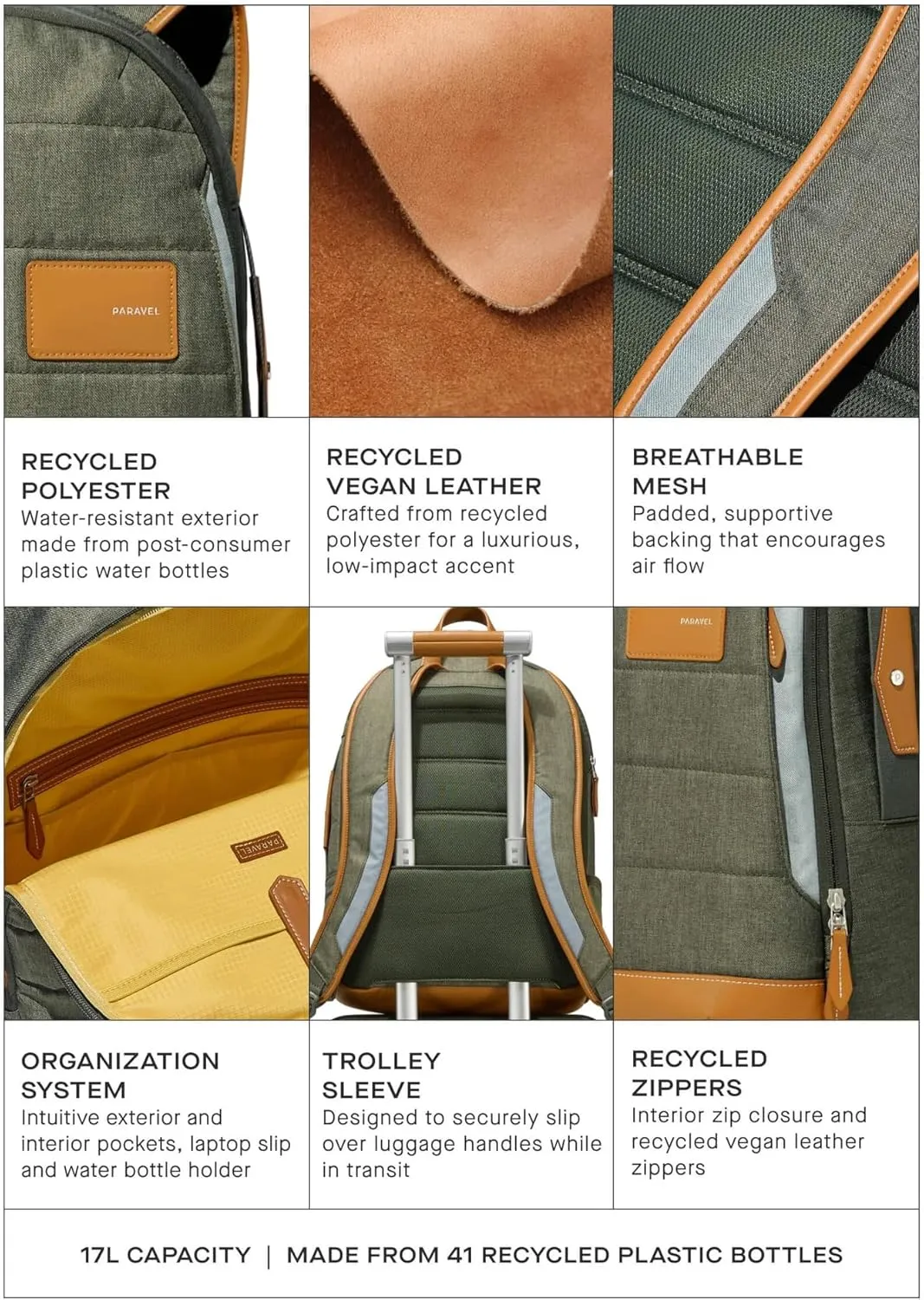 Paravel Alta Via Backpack, Safari Green