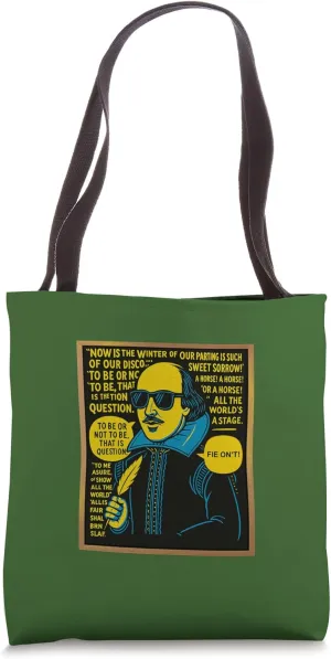 Parting Sorrow Question World Stage Horse Shakespeare Quotes Tote Bag