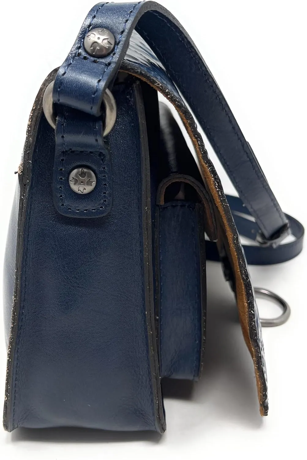 Patricia Nash Tooled Leather Ilina Flap Crossbody Bag