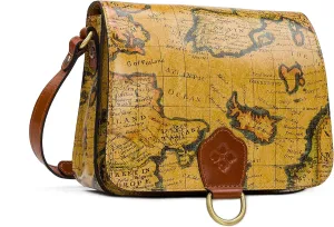 Patricia Nash Tooled Leather Ilina Flap Crossbody Bag