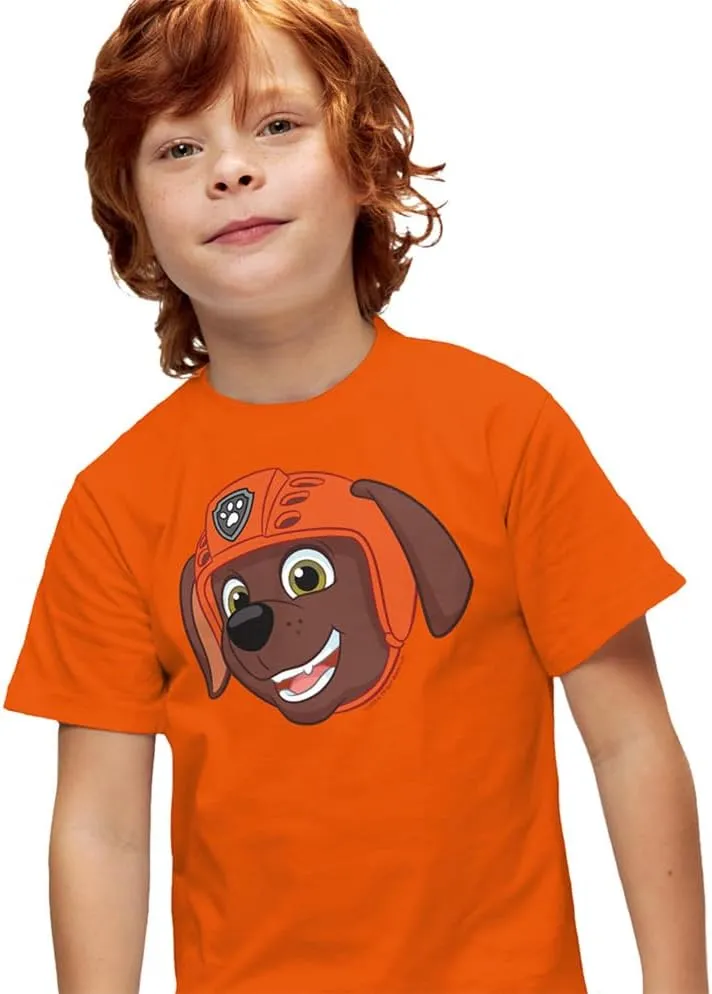 Paw Patrol Faces Kids T-Shirt for Youth Toddler Boys and Girls