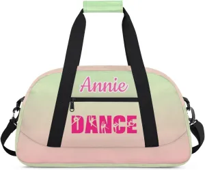 Personalized Dance Bag Cheerleading Bag for Girl Gifts, Overnight Duffel Bags Cheerleader for Kids Personalized Sport Gym Bag, Gymnastics Duffel Bag