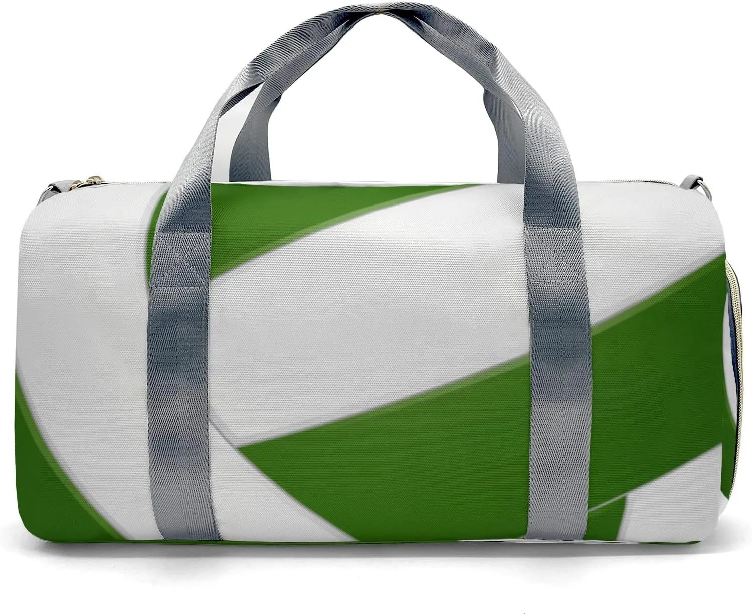 Personalized Duffel Bag Travel Bag Volleyball Green with Shoes Compartment Gym Yoga Sport Men Women Waterproof with Name