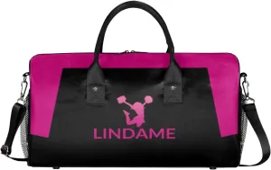 Personalized Gym Bag for Women Cheerleader Duffel Bag with Custom Text, Duffle Bag for Travel, Fitness & Workout, Sports Gifts for Women