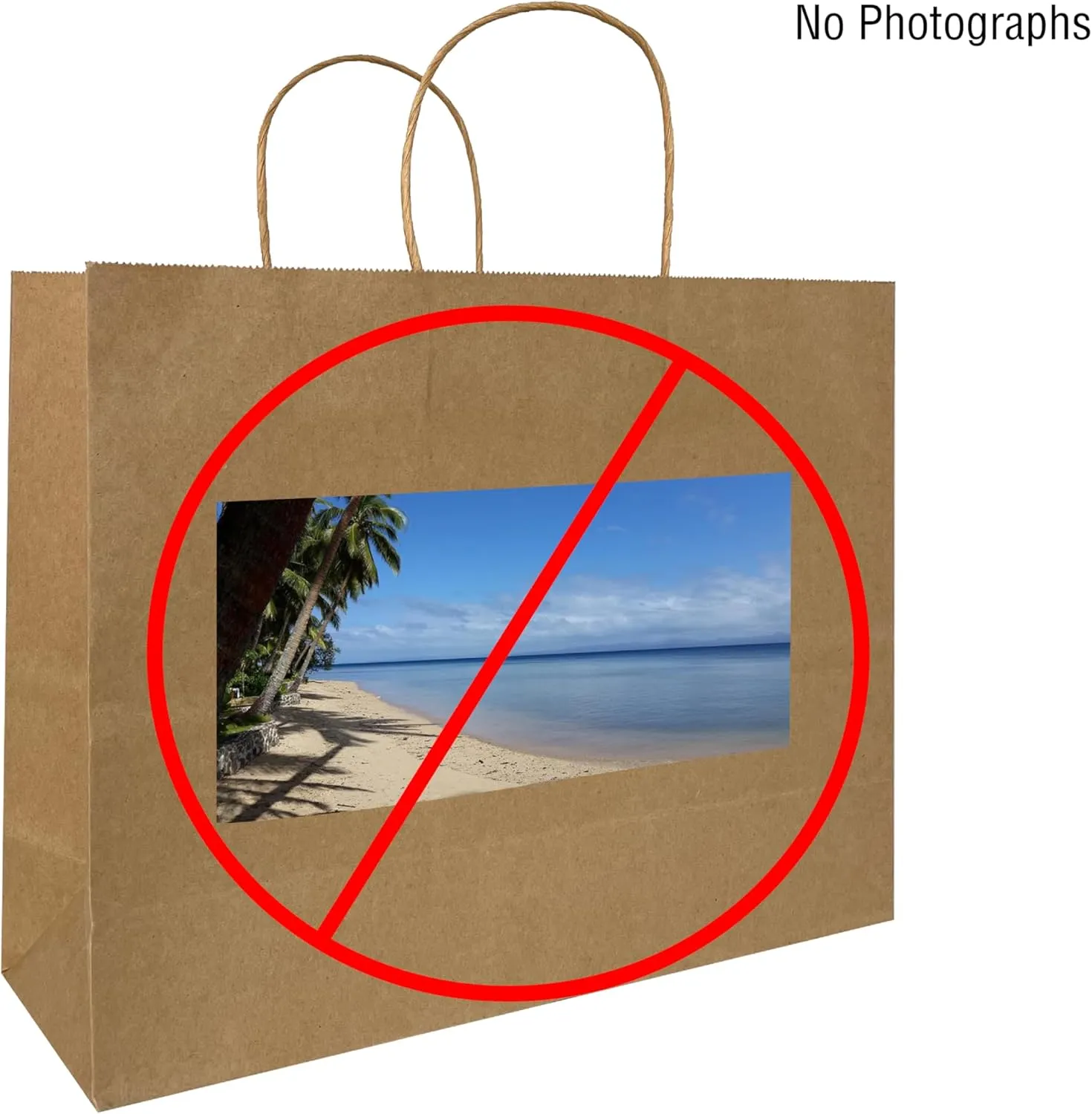 Personalized Paper Bags, 100 PCS Custom Printed Kraft Paper Bags for Small Business, Retail Gift Bags with Logo, Brown Shopping bag with Handle, Paper Bags, Party (Horizontal, 1count (Pack of 100))