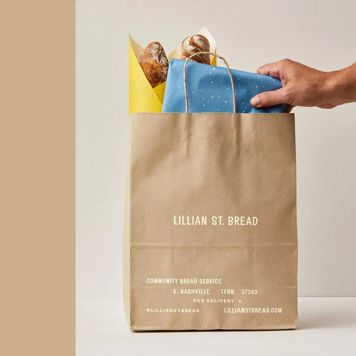 Personalized Paper Bags, 100 PCS Custom Printed Kraft Paper Bags for Small Business, Retail Gift Bags with Logo, Brown Shopping bag with Handle, Paper Bags, Party (Horizontal, 1count (Pack of 100))