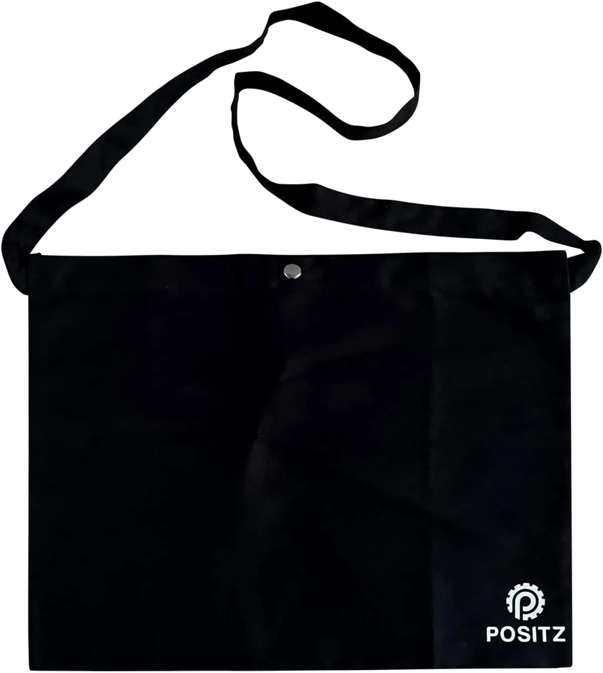 Plain Black Cycling Musette Feed Bag Ideal for Commuting Bike