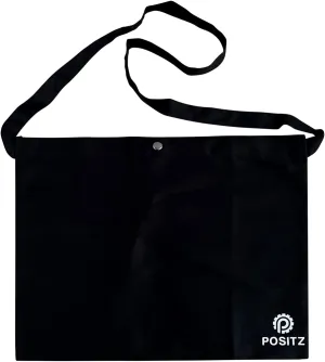 Plain Black Cycling Musette Feed Bag Ideal for Commuting Bike