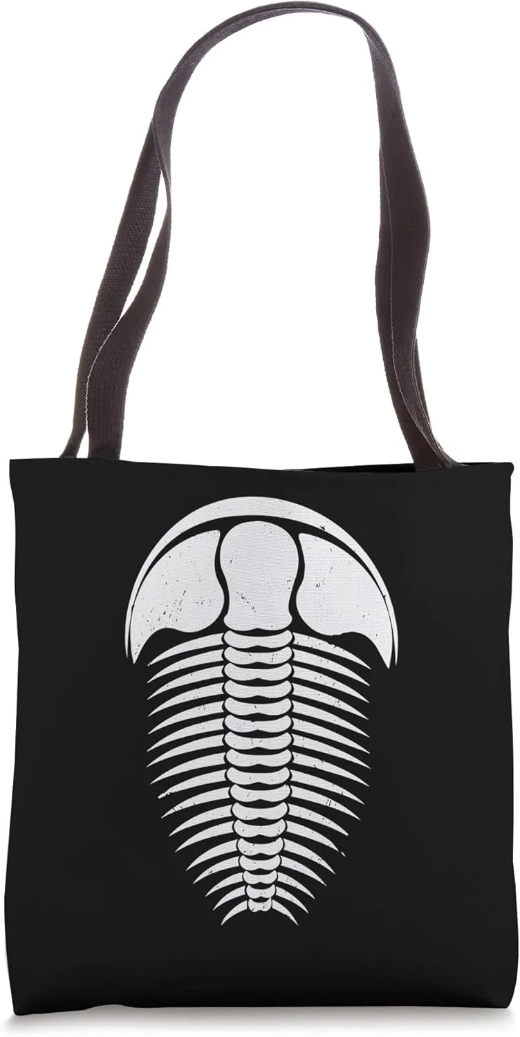 Plain Trilobite Fossil Hunter Funny Paleontologist Geologist Tote Bag