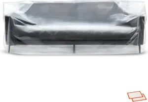 Plastic Furniture Covers for Moving - Heavy-Duty Couch Cover for Sofa, Waterproof & Dustproof Clear Moving Bags for Renovation, Wrap or Storage - Extra Large Bag Open Size 96 x 42 x 62 Inch