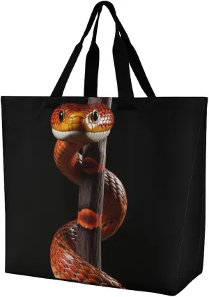 Playful Doodles Tote Bags, Reusable Grocery Bags, Large Shopping Bag, Beach Bag for Women