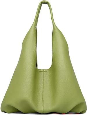 Pocadri Soft Vegan Leather Shoulder Bag for Women Fashion Purse Large Dumpling Totes Handbag 2pcs Set Top Handle Satchel