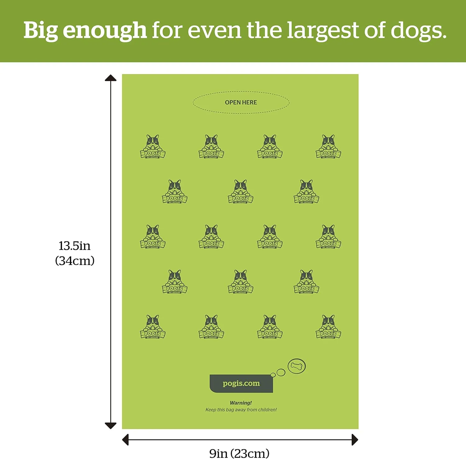 Pogi's Pet Supplies Poop Bags - 50 Rolls (750 Dog Poop Bags)  2 Dispensers - Leak-Proof, Earth-Friendly Poop Bags for Dogs