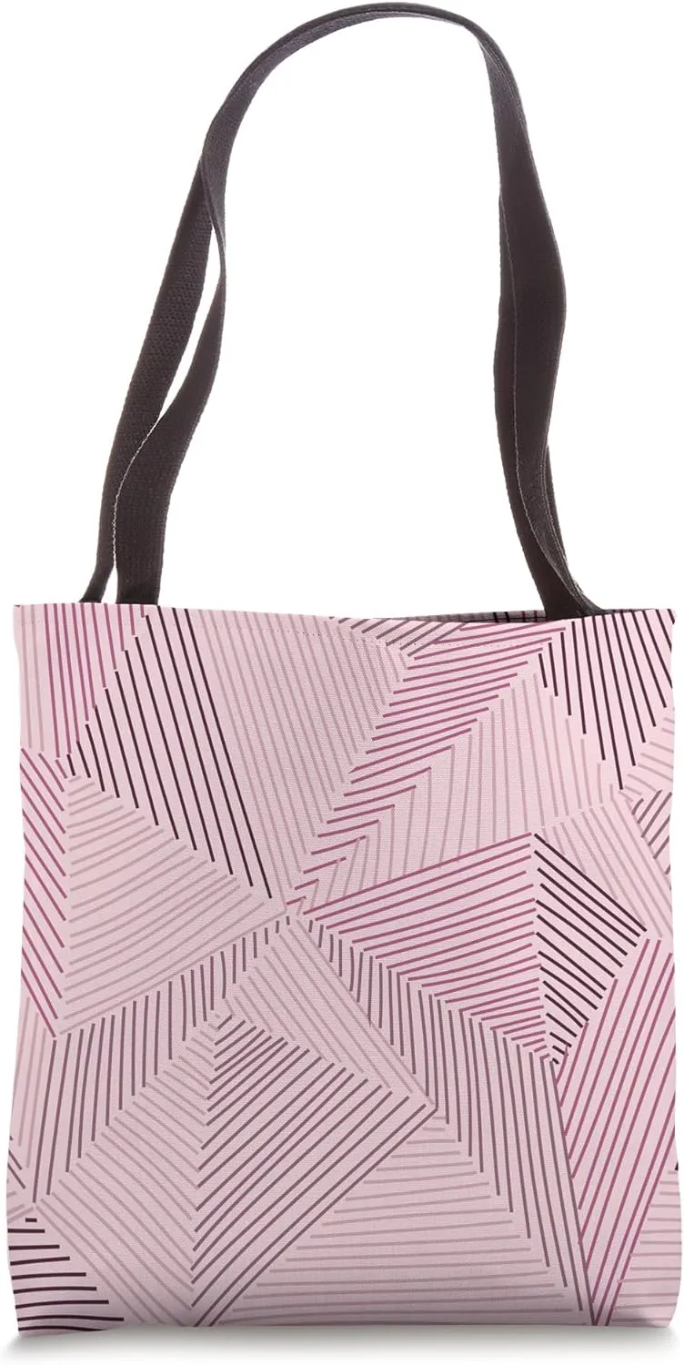 Polygon Pattern Tote Bag
