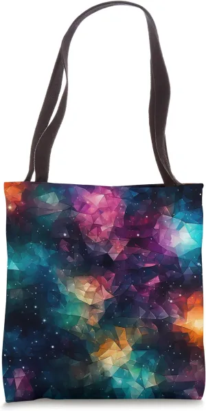 Polygon Triangle Universe Style Tote Bag