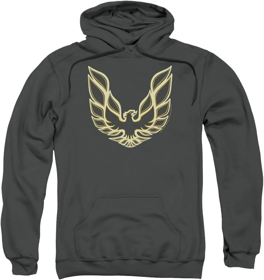 Pontiac Famous GM Automobiles Iconic Firebird Logo Adult Pull-Over Hoodie