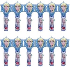 Pop Ups! Frozen Lollipop Holders - 12 Elsa Chupa Chups Lollipops with Cases - Individually Wrapped Candy Party Favors - Disney Candy - Bulk Set of 12