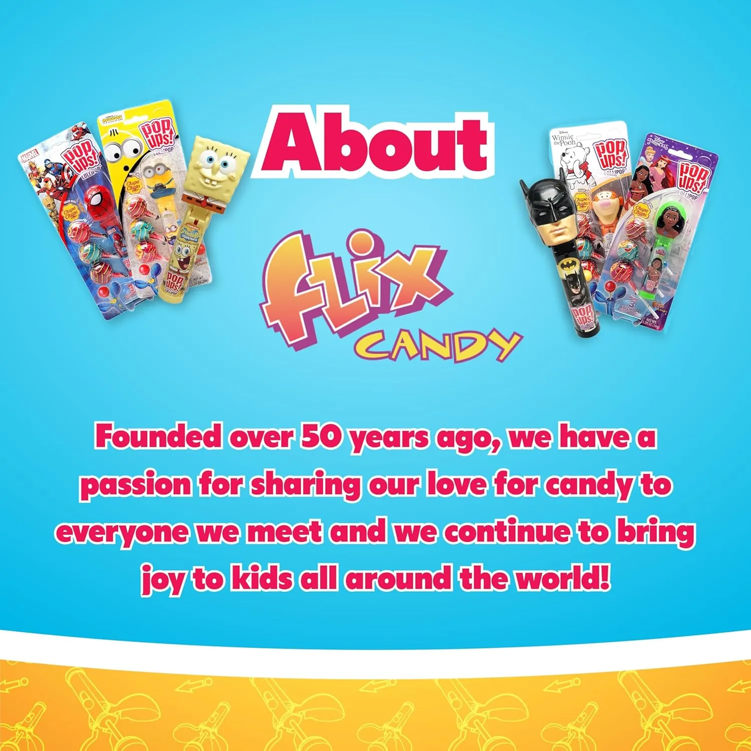 Pop Ups! Frozen Lollipop Holders - 12 Elsa Chupa Chups Lollipops with Cases - Individually Wrapped Candy Party Favors - Disney Candy - Bulk Set of 12