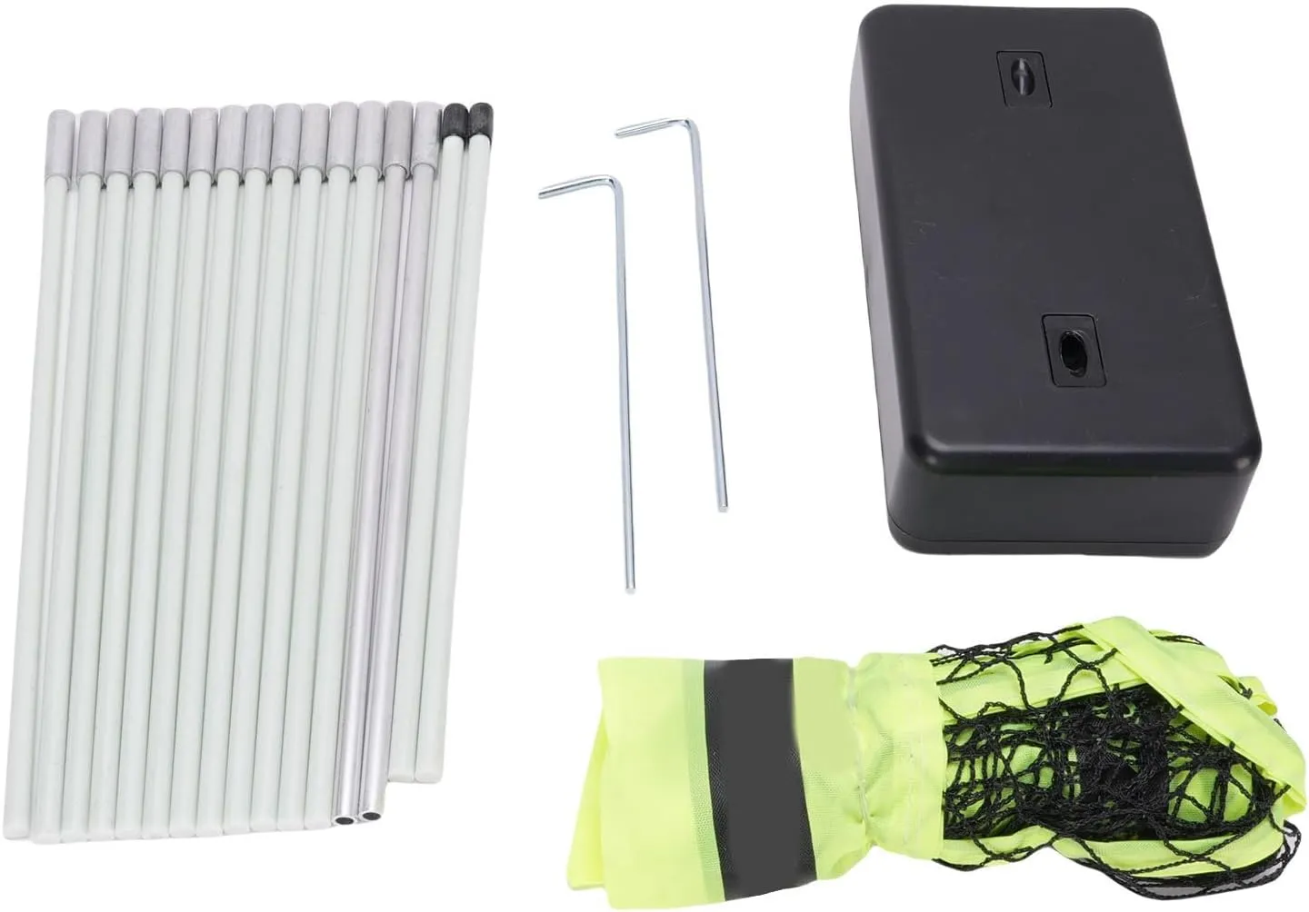 Portable Badminton Net, Badminton Net Quick Setup Practical for Beach Backyard Picnic (Green)