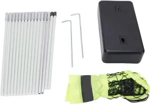 Portable Badminton Net, Badminton Net Quick Setup Practical for Beach Backyard Picnic (Green)