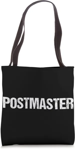 Postmaster Simple Title Tote Bag