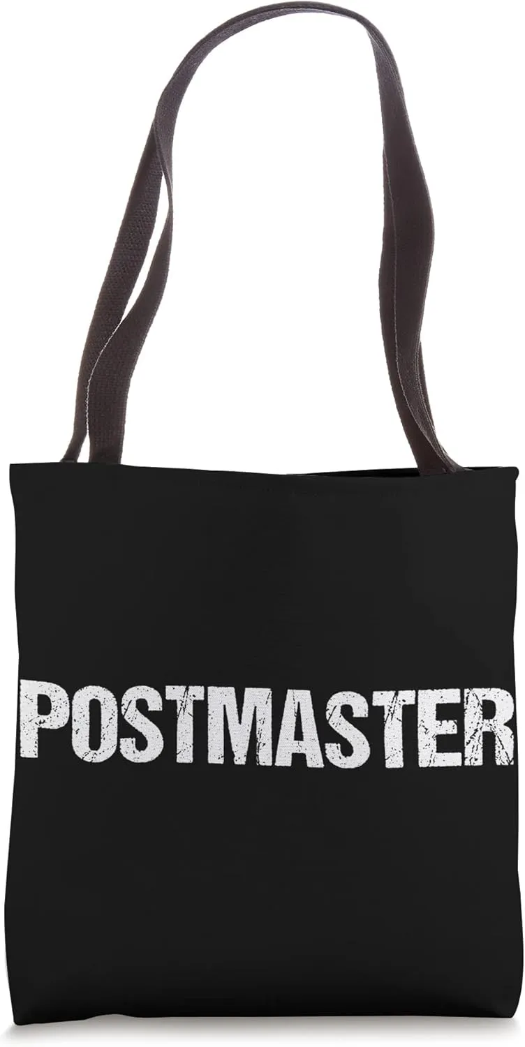 Postmaster Simple Title Tote Bag